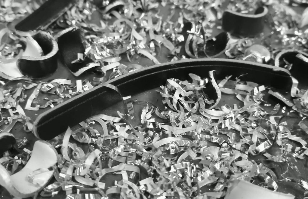 Matière et débris aluminium Ker Alu menuiserie aluminium Lorient